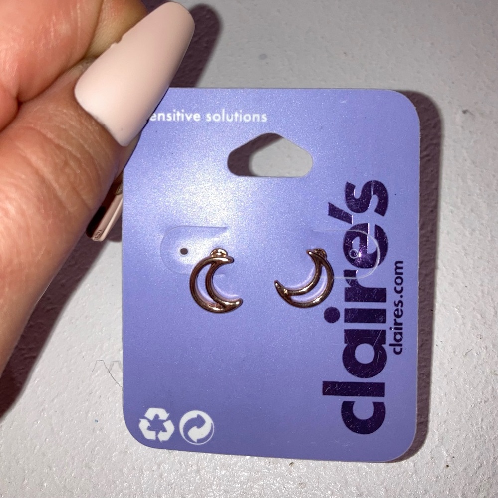Moon earrings